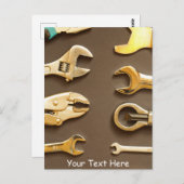 カスタマイズ可能なハンドツール ポストカード (正面/裏面)