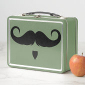 カスタマイズ可能なハンドルひげ メタルランチボックス (インサイチュ)