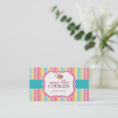 カスタマイズ可能なハートのクッキーのロイヤリティカード ロイヤリティカード (スタンド正面)