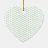 カスタマイズ可能なハート移植オーナメント セラミックオーナメント (裏面)