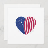 カスタマイズ可能なハート・オブ・アメリカ (正面/裏面)