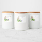 カスタマイズ可能なハーブとスパイスラベル フードラベル (ボトル)