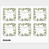 カスタマイズ可能なハーブ&スパイス食品ラベル スクエアシール (シート)