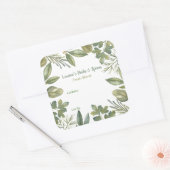 カスタマイズ可能なハーブ&スパイス食品ラベル スクエアシール (封筒)