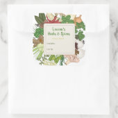 カスタマイズ可能なハーブ&スパイス食品ラベル スクエアシール (バッグ)