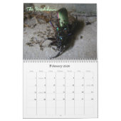 カスタマイズ可能なバグカレンダー カレンダー (2月 2026)