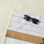 カスタマイズ可能なバスケットボール選手のデザイン ビーチタオル (インサイチュ)