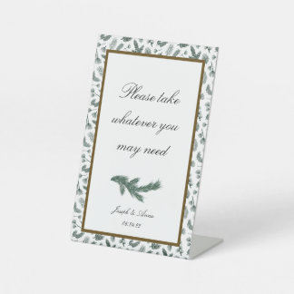 カスタマイズ可能なバスルームのサインインPine 台座サイン