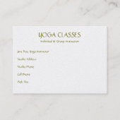 カスタマイズ可能なバス。カード/大型ピンクの蓮の花 名刺 (裏面)