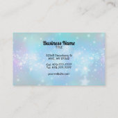 カスタマイズ可能なバタフライロゴピンクの名刺 名刺 (裏面)