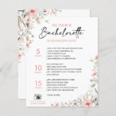 カスタマイズ可能なバチェロレッテスカベンジャワイルドフラワー (正面/裏面)