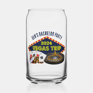 カスタマイズ可能なバチュラーパーティラスベガストリップカジノ ガラス缶