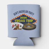 カスタマイズ可能なバチュラーパーティラスベガストリップカジノ 缶クーラー (裏面)