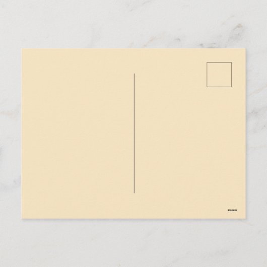 カスタマイズ可能なバナーを持ったかわいいサンタ シーズンポストカード (裏面)