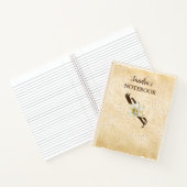 カスタマイズ可能なバニラエッセンス日記 ノートブック (内部)