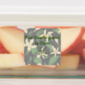 カスタマイズ可能なバニラオーキッド、バニラエキス ラベル (貼付)