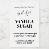 カスタマイズ可能なバニラシュガーラベルAF_01sq ワインラベル (シングルラベル)