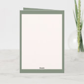 カスタマイズ可能なバニーイヤービーグルイースター カード (裏面)