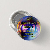 カスタマイズ可能なバブルピン 缶バッジ (正面&裏面)