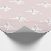 カスタマイズ可能なバレリーナ ラッピングペーパー (角)