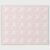 カスタマイズ可能なバレリーナ ラッピングペーパー (フラット)