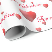 カスタマイズ可能なバレンタインデンラッピング紙 ラッピングペーパー (ロールコーナー)