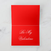カスタマイズ可能なバレンタインデーのグリーティングカード – ギフト シーズンカード (内部)