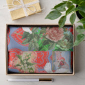 カスタマイズ可能なバレンタインデーのコラージュティッシュペーパー 薄葉紙 (ギフト)