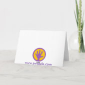 カスタマイズ可能なバレンタインデーカード シーズンカード (裏面)