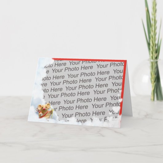 カスタマイズ可能なバレンタインデーカード シーズンカード (正面)