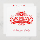 カスタマイズ可能なバレンタインデー愛する (正面/裏面)