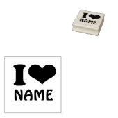 カスタマイズ可能なバレンタインデー私の愛のハート ラバースタンプ (押印)