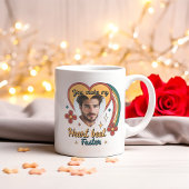 カスタマイズ可能なバレンタインレトロハートビートカスタム、 コーヒーマグカップ