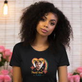 カスタマイズ可能なバレンタインレトロハートビートカスタム、 Tシャツ