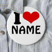 カスタマイズ可能なバレンタイン·デイ·ラブ·カスタムハート 缶バッジ (インサイチュ)