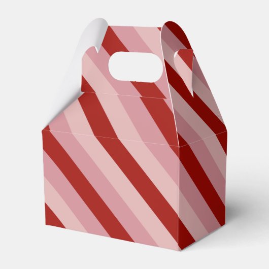 カスタマイズ可能なバレンタストライプイン フェイバーボックス (裏面サイド)
