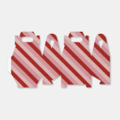 カスタマイズ可能なバレンタストライプイン フェイバーボックス (折り畳みなし)