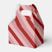 カスタマイズ可能なバレンタストライプイン フェイバーボックス (正面サイド)