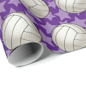 カスタマイズ可能なバレーボール ラッピングペーパー (ロールコーナー)