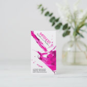 カスタマイズ可能なバーテンダーの名刺 名刺 (スタンド正面)