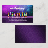 カスタマイズ可能なバーテンダー名刺 名刺 (正面/裏面)