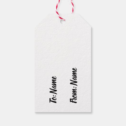 カスタマイズ可能なバーベキューソースパケットギフトラベル ギフトタグ (裏面)