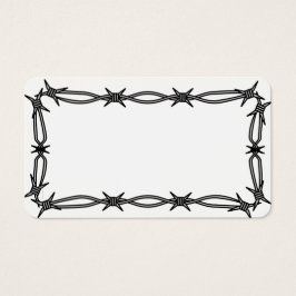 カスタマイズ可能なバーベッ縁どド型ワイ空白のヤカード