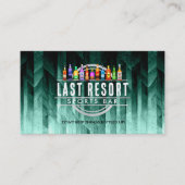 カスタマイズ可能なバー名刺 名刺 (正面)