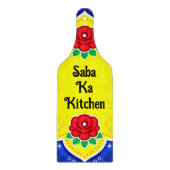 カスタマイズ可能なパキスタントラックアートガラス切りボーア カッティングボード (正面)