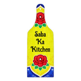 カスタマイズ可能なパキスタントラックアートガラス切りボーア カッティングボード