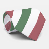 カスタマイズ可能なパステルクリスマスストライプの ネクタイ (ロール)