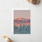 カスタマイズ可能なパステルパイクピークノートカード ノートカード (正面/裏面インサイチュ)