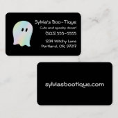 カスタマイズ可能なパステル幽霊名刺 名刺 (正面/裏面)