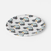 カスタマイズ可能なパトカー ペーパープレート (アングル)